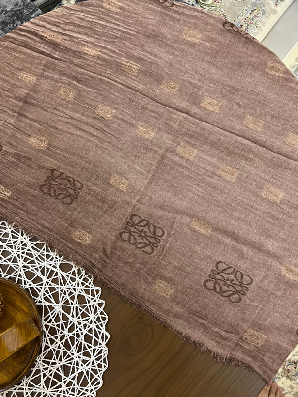 شال طرحدار دورریش وارداتی