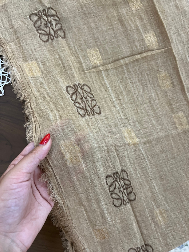 شال طرحدار دورریش وارداتی