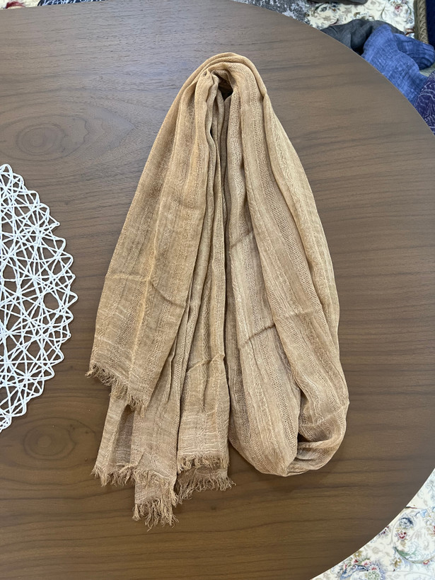 شال نخ پنبه طرحدار