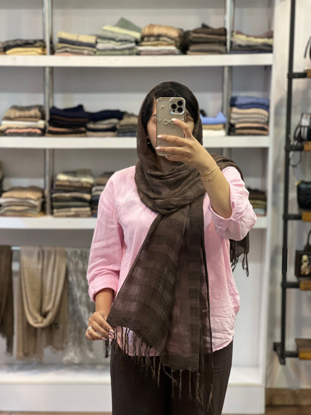شال راه راه پایین ریش وارداتی